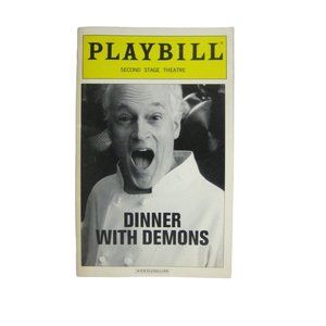 Dinner with Demons Playbill 2003 Second Stage Theatre Jonathan Reynolds Askin